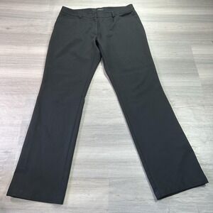 OOBE Pants Womens 14 Tall Black Straight Leg Dress Trouser Business Office